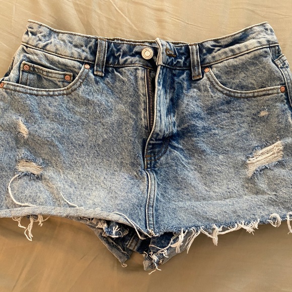 Zara Shorts Zara Denim Skort Size Medium Runs Small Poshmark